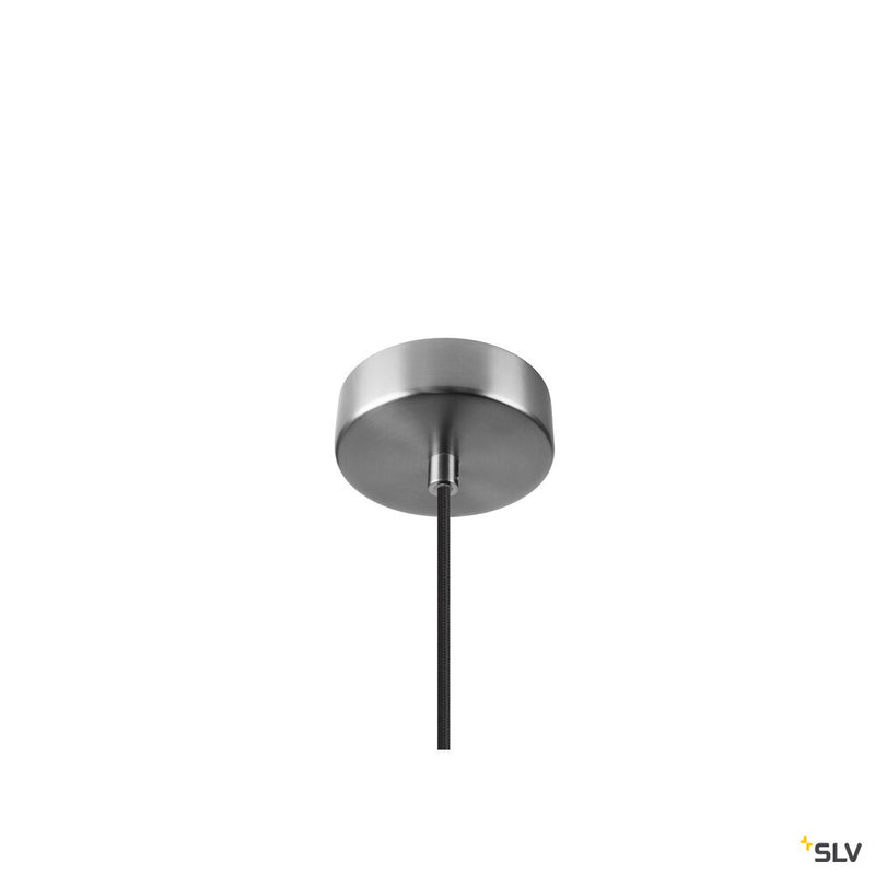 SLV 1007598 PANTILO ROPE 27, pendant light, 250 cm, E27, 15 W, silver