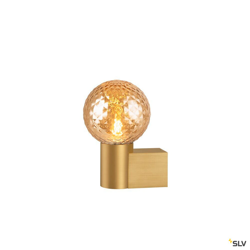SLV 1008023 VARYT glass shade, Diamant amber