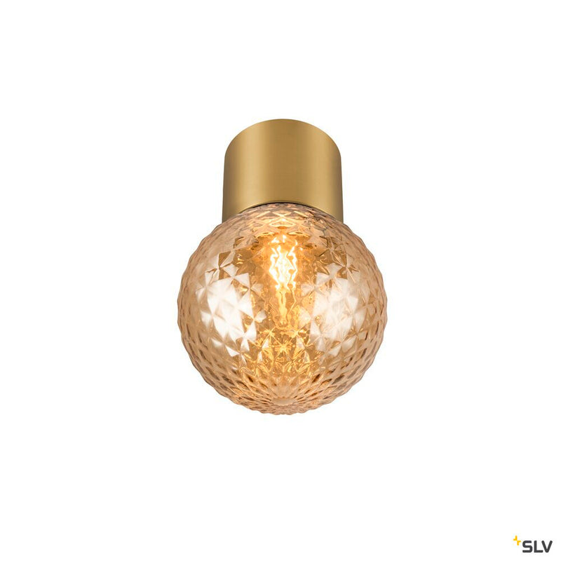 SLV 1008023 VARYT glass shade, Diamant amber