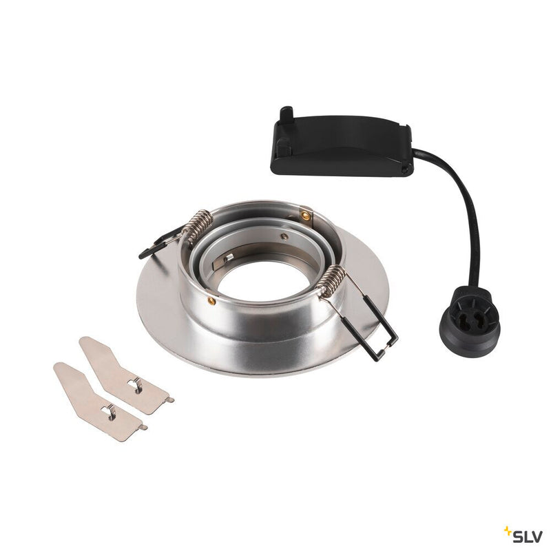 SLV 1007626 NEW TRIA® 75 XL, recessed ceiling light, round, max. 10 W , GU10, aluminium