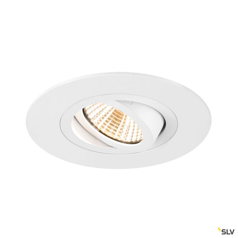 SLV 1007630 NEW TRIA® 75 XL, ceiling installation ring, D: 11 H: 2.6 cm, IP20, white