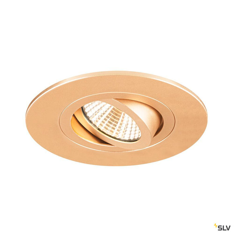 SLV 1007633 NEW TRIA® 75 XL, ceiling installation ring, D: 11 H: 2.6 cm, IP20, rose gold
