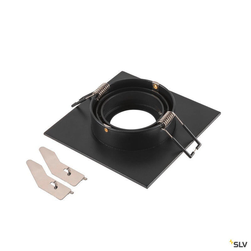 SLV 1007635 NEW TRIA® 75 XL, ceiling installation ring, L: 11 W: 11 H: 2.6 cm, black