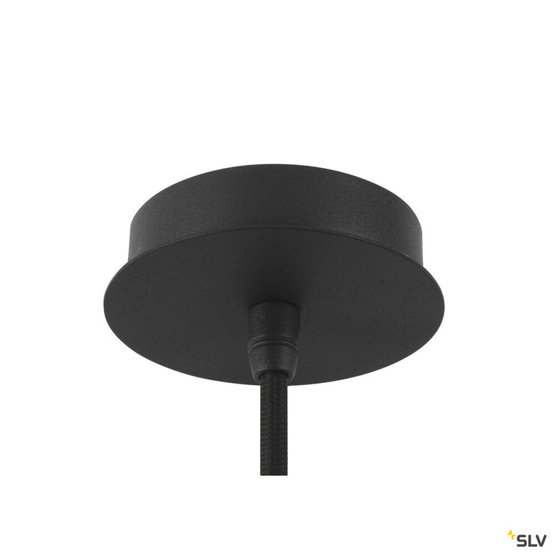 SLV 1007658 LALU®, pendant light, Mix&Match, 150 cm, E27, max. 10 W, black