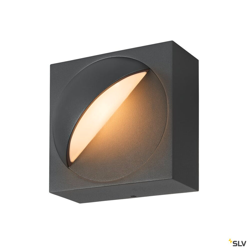 SLV 1007667 LID I, wall-mounted light, 2700/3000 K, 15 W, PHASE, 100°, anthracite