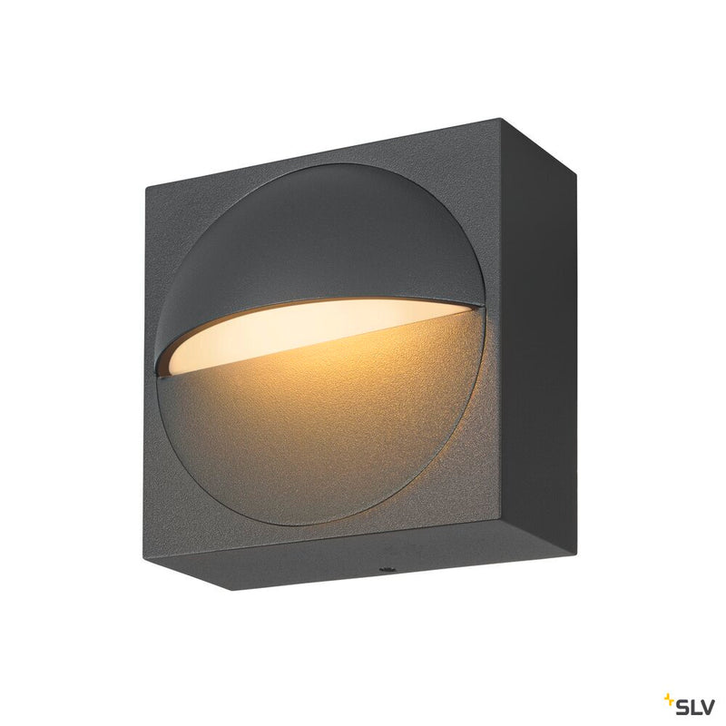 SLV 1007667 LID I, wall-mounted light, 2700/3000 K, 15 W, PHASE, 100°, anthracite