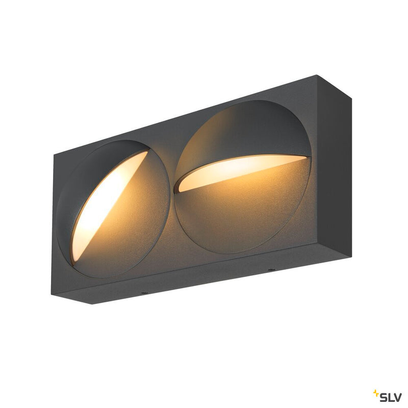 SLV 1007668 LID I, wall-mounted light, 2700/3000 K, 29 W, PHASE, 100°, anthracite