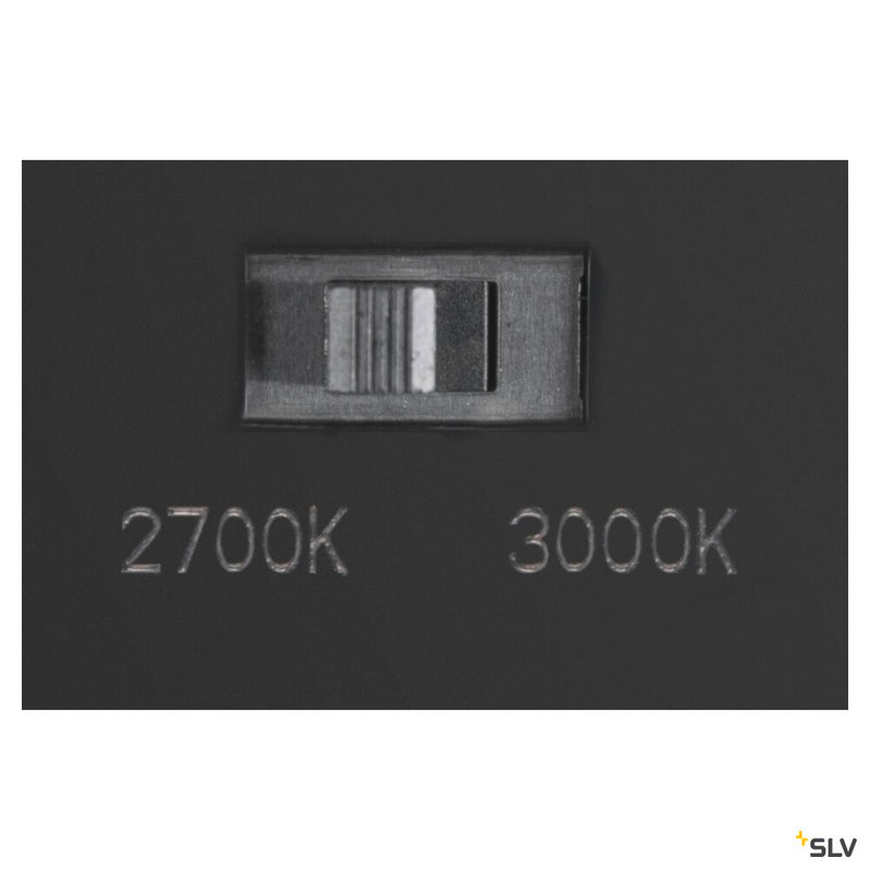 SLV 1007668 LID I, wall-mounted light, 2700/3000 K, 29 W, PHASE, 100°, anthracite