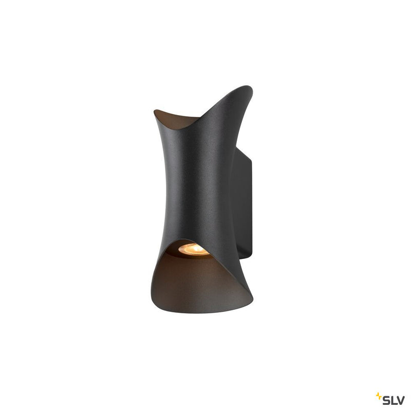 SLV 1007808 MODELA, wall light, up/down, 2700 K, PHASE, black
