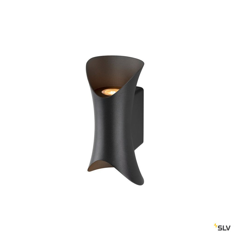 SLV 1007808 MODELA, wall light, up/down, 2700 K, PHASE, black