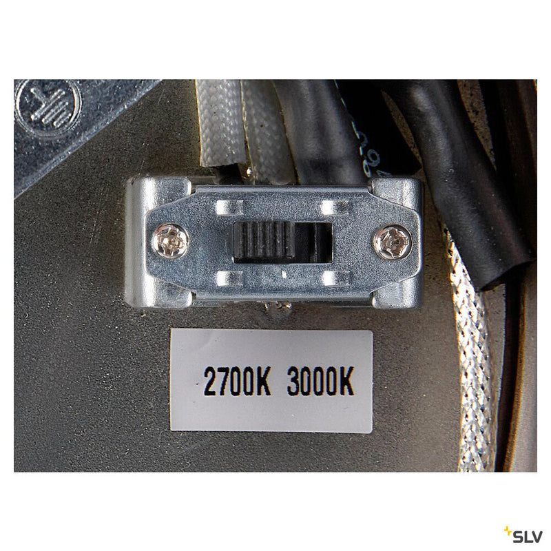 SLV 1007856 ONE FLAT PD, pendant light, pendant length 180 cm, 2700/3000 K, PHASE, white