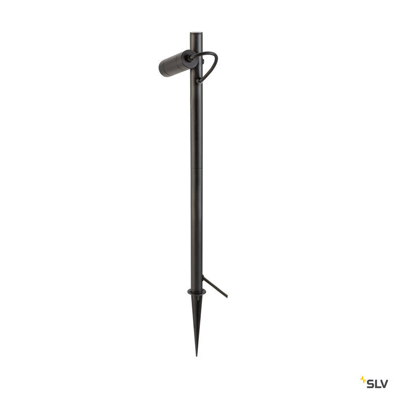 SLV 1007868 HELIA SLIM Pole, single, LED outdoor free-standing light, black IP65 3000 K