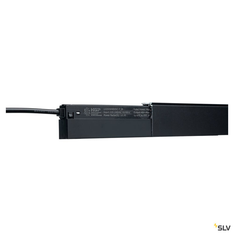 SLV 1006549 1 m mounting track deep, 48V TRACK, black, DALI