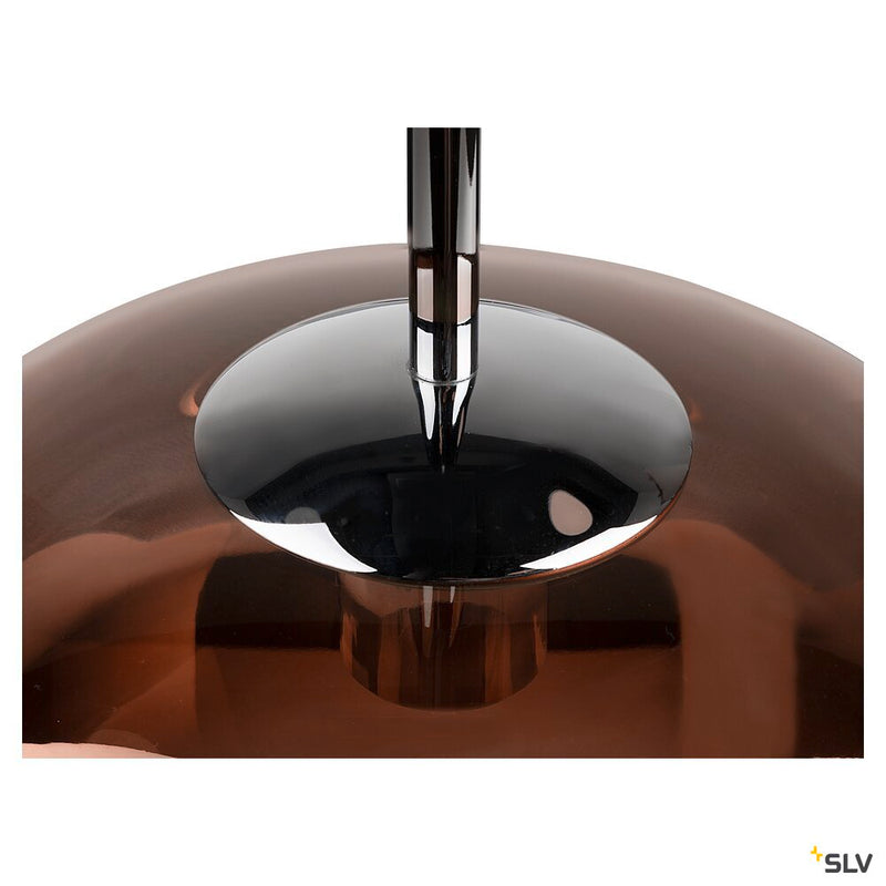 SLV 1007879 PANTILO CONVEX 29, pendant light, 250 cm, E27, max. 40 W, copper