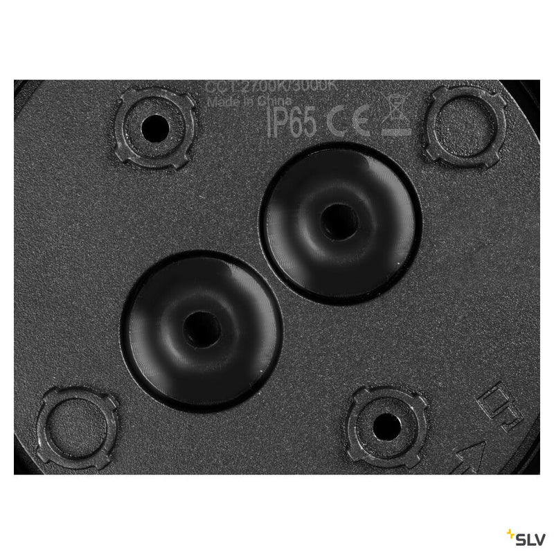 SLV 1007911 D-RING S, wall light, PHASE, 2700/3000 K, PHASE, IP65, black
