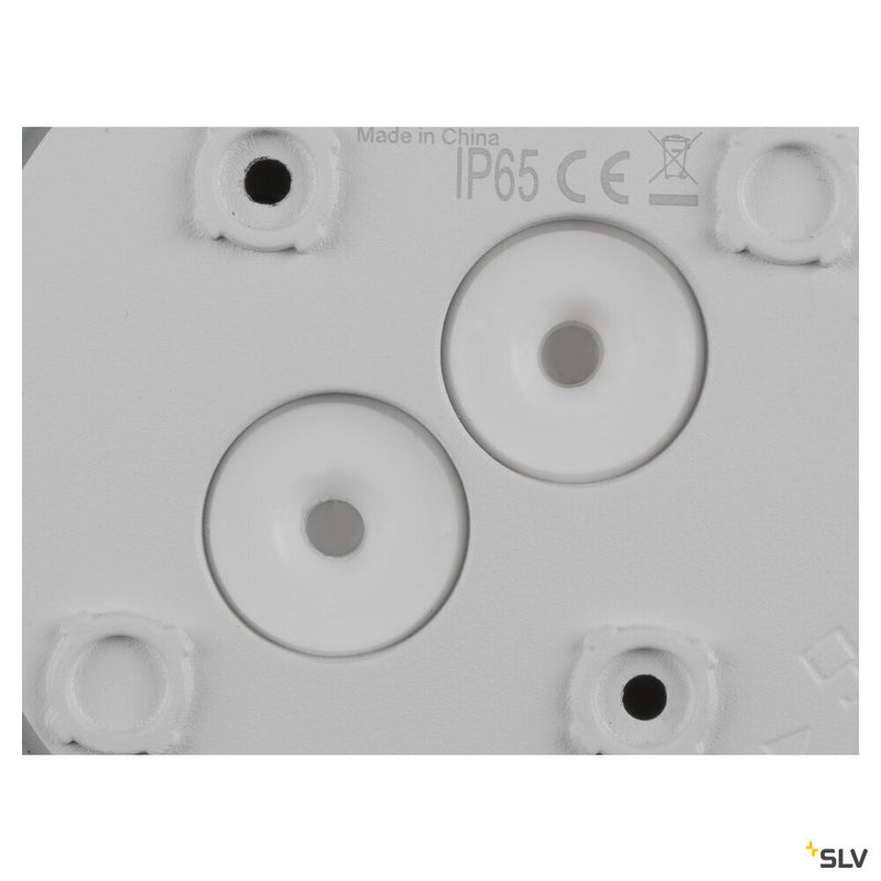 SLV 1007912 D-RING S, wall light, PHASE, 2700/3000 K, PHASE, IP65, white