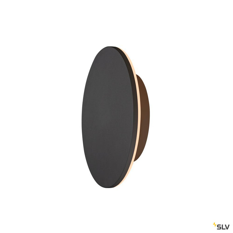 SLV 1007913 D-RING M, wall light, PHASE, 2700/3000 K, PHASE, IP65, black