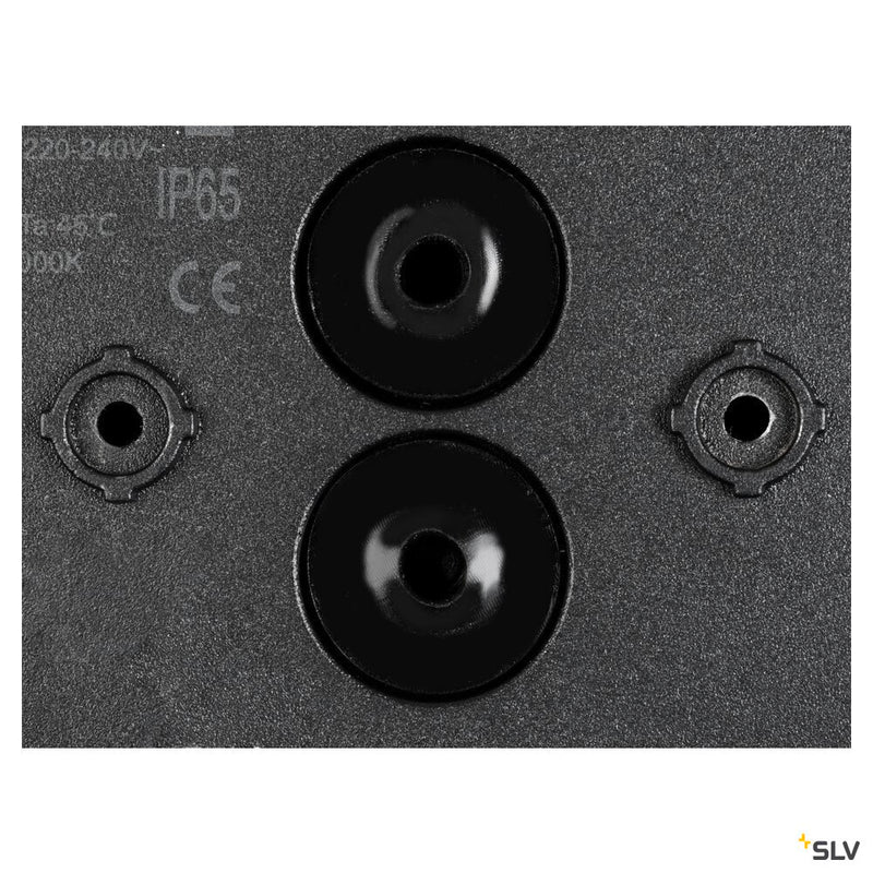 SLV 1007913 D-RING M, wall light, PHASE, 2700/3000 K, PHASE, IP65, black