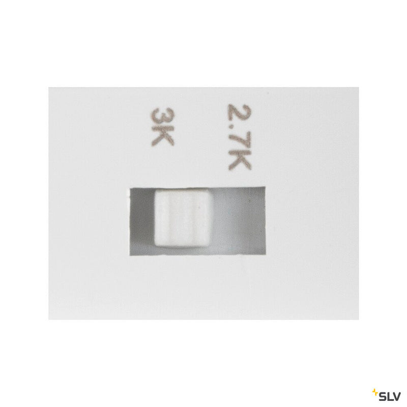 SLV 1007914 D-RING M, wall light, PHASE, 2700/3000 K, PHASE, IP65, white