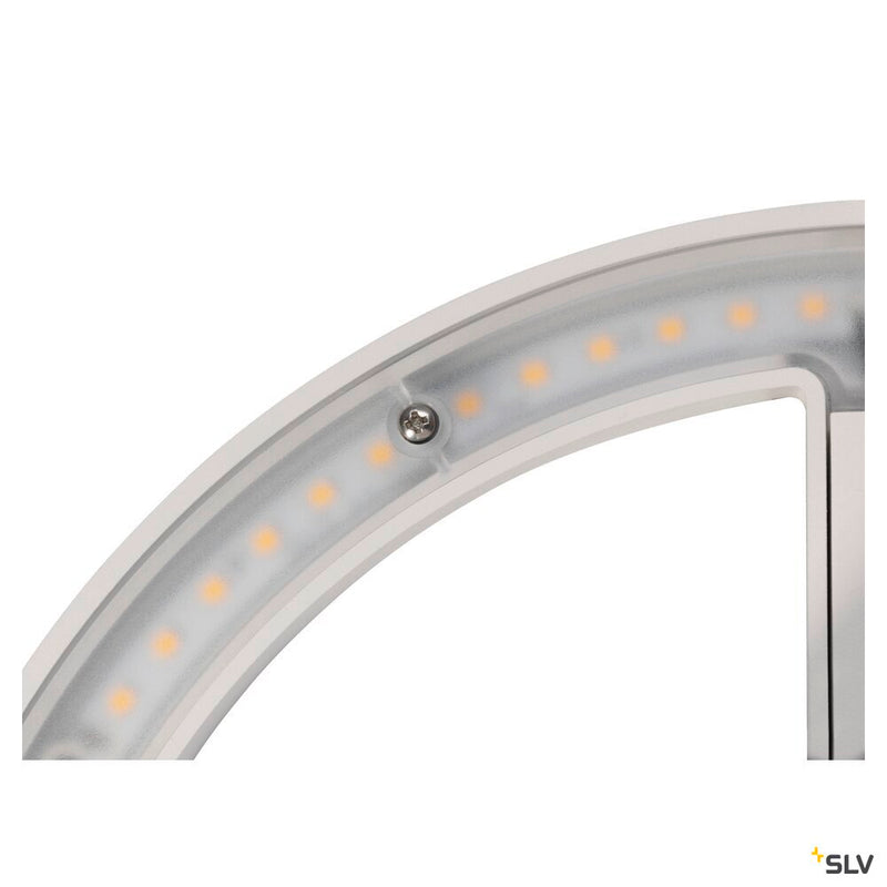 SLV 1007917 Q-RING, wall light, sensor, 3000 K, IP54, white