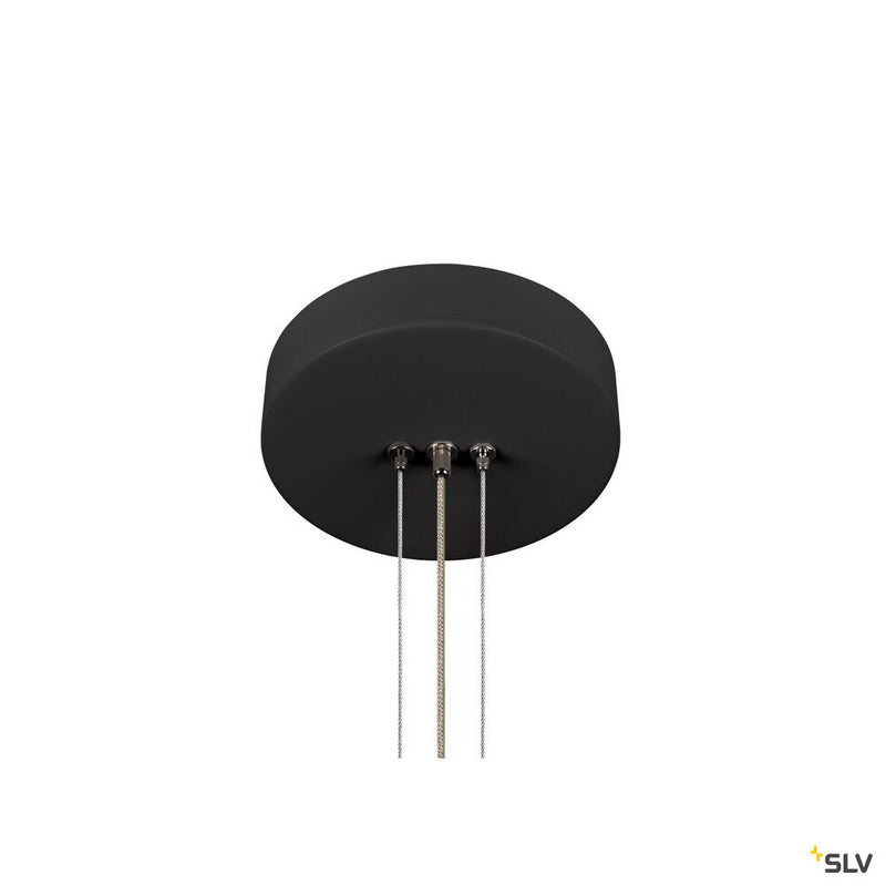 SLV 1008002 ONE VERTICAL PD, pendant light, 180 cm, 2700/3000 K, PHASE, black