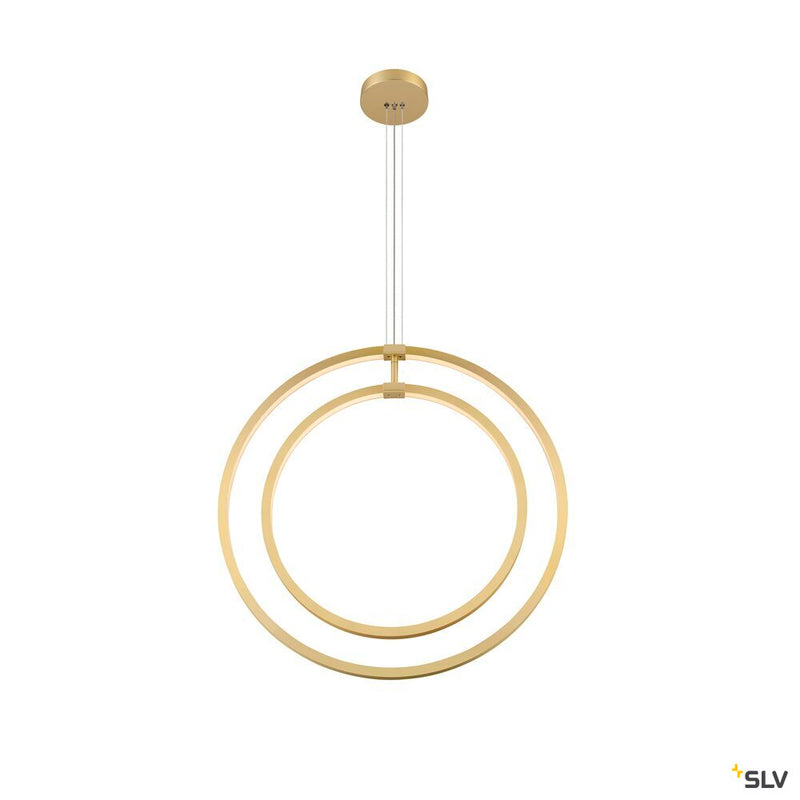 SLV 1008004 ONE VERTICAL PD, pendant light, 180 cm, 2700/3000 K, PHASE, brass