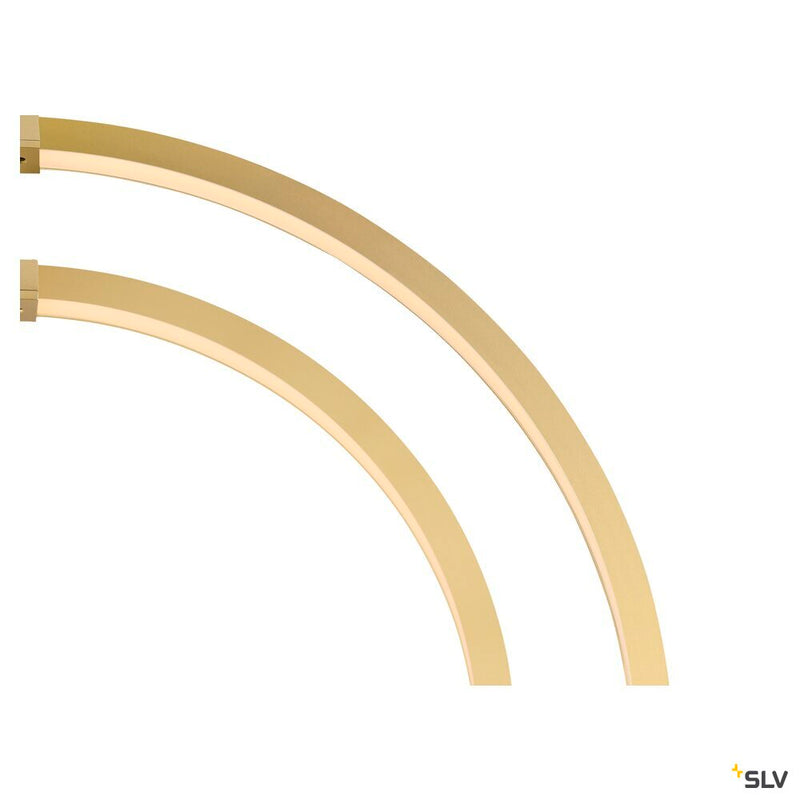 SLV 1008004 ONE VERTICAL PD, pendant light, 180 cm, 2700/3000 K, PHASE, brass