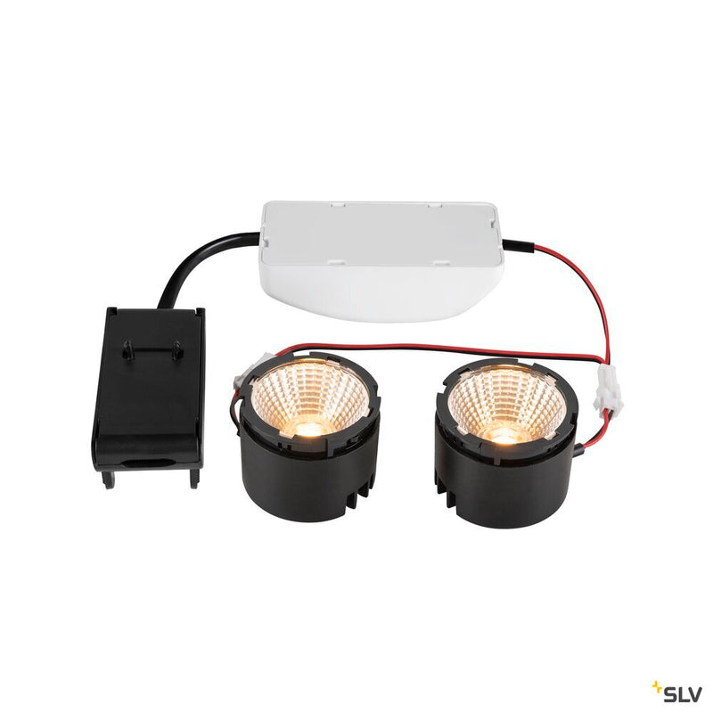 SLV 1008005 NEW TRIA® 155, DOUBLE LED module, 2700 K, 38°, PHASE, black