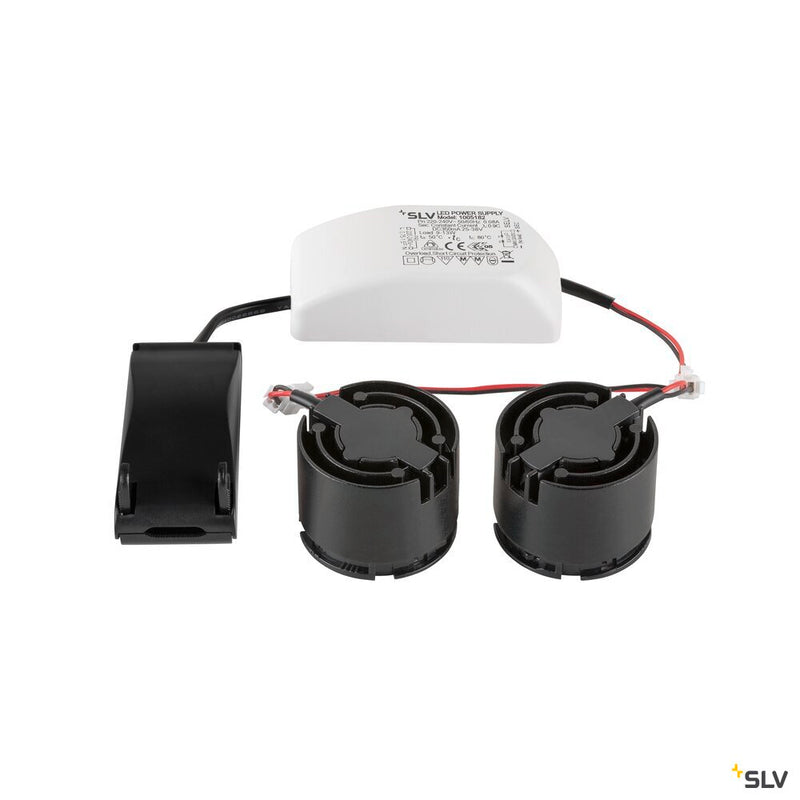 SLV 1008005 NEW TRIA® 155, DOUBLE LED module, 2700 K, 38°, PHASE, black
