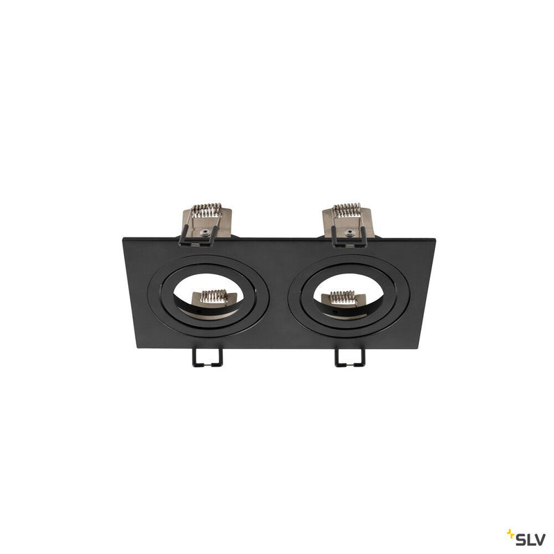 SLV 1008007 NEW TRIA® 155, ceiling installation ring, L: 17 W: 9 H: 4 cm, two-lamp, IP 20, black