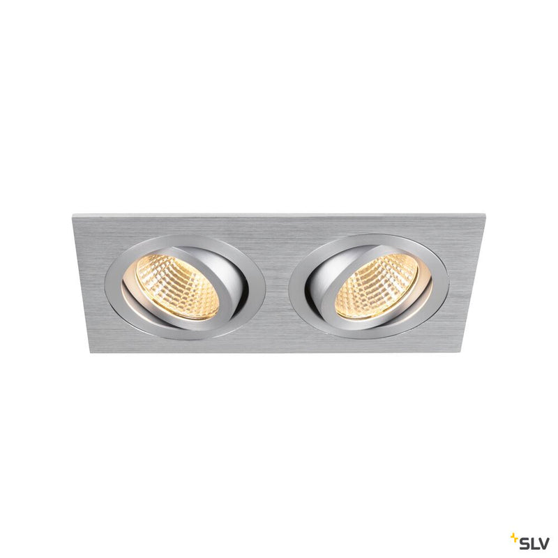 SLV 1008009 NEW TRIA® 155, ceiling installation ring, L: 17 W: 9 H: 4 cm, two-lamp, IP 20, aluminium