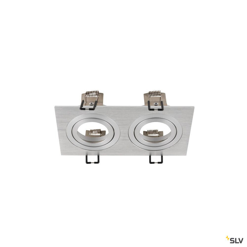 SLV 1008009 NEW TRIA® 155, ceiling installation ring, L: 17 W: 9 H: 4 cm, two-lamp, IP 20, aluminium