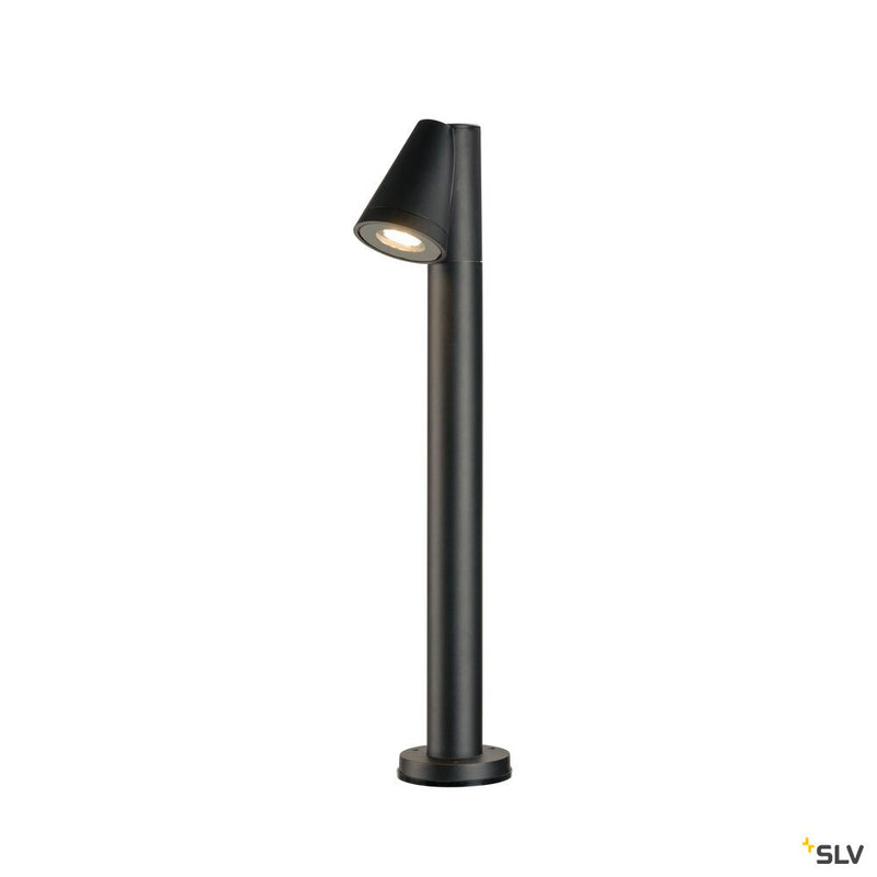 SLV 1008016 T-TUBE 70 POLE, outdoor free-standing light, GU10, single, IP65, max. 10 W, black