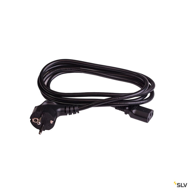 SLV 1008029 Power cable, length 1.8 m, black
