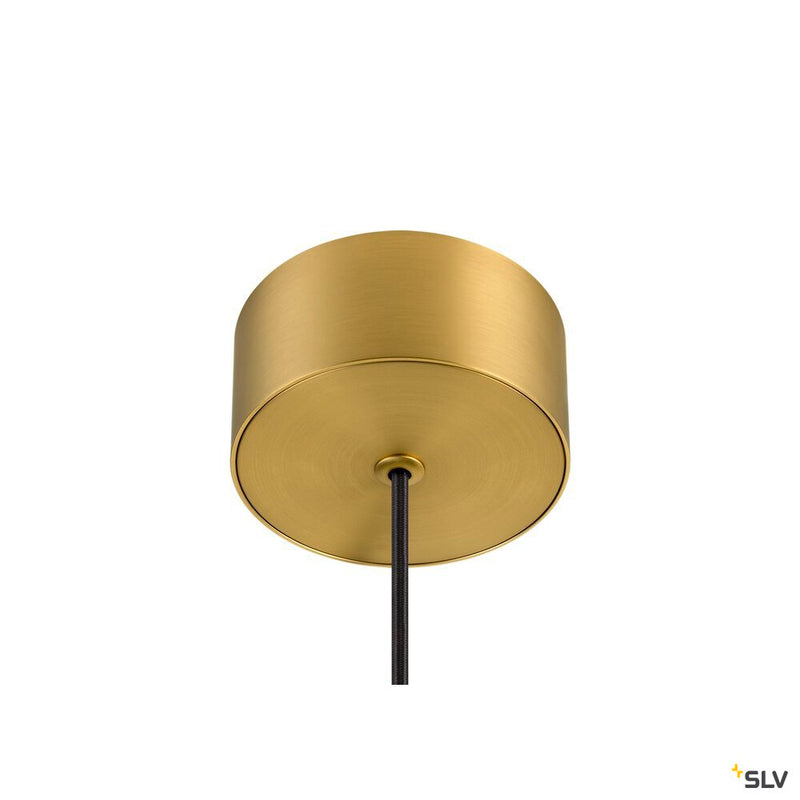 SLV 1008033 QUIMERA, pendant light, pendant length 150 cm, 2700/3000 K, PHASE, brushed brass