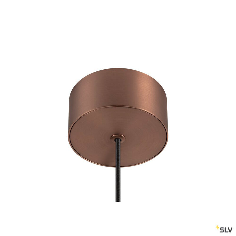 SLV 1008034 QUIMERA, pendant light, pendant length 150 cm, 2700/3000 K, PHASE, dark copper