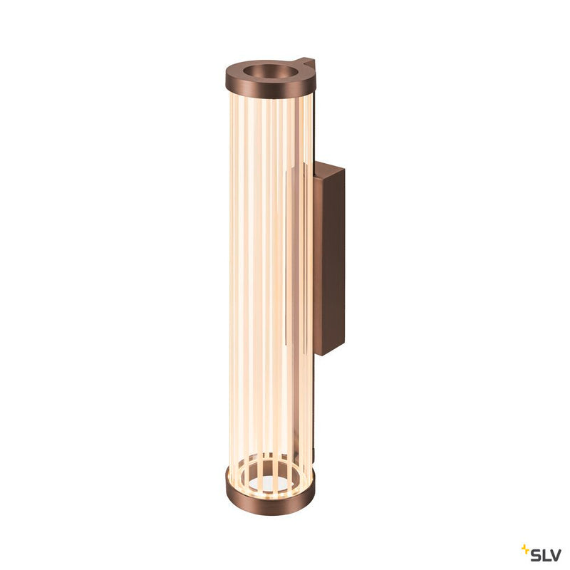 SLV 1008037 QUIMERA, wall-mounted light, 2700/3000 K, PHASE, dark copper