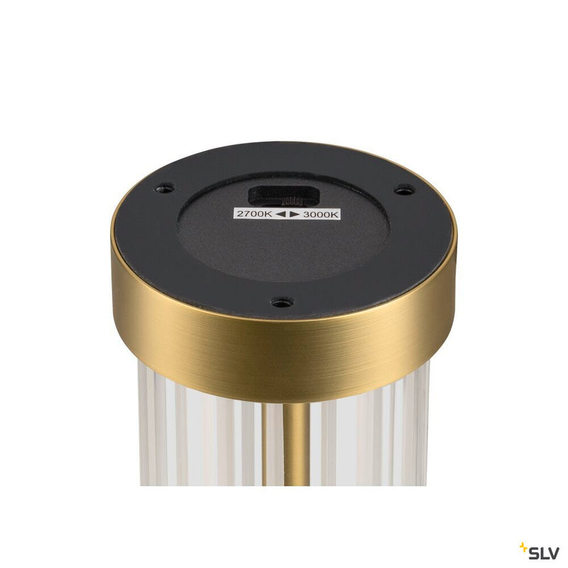 SLV 1008039 QUIMERA, table lamp, 2700/3000 K, brushed brass
