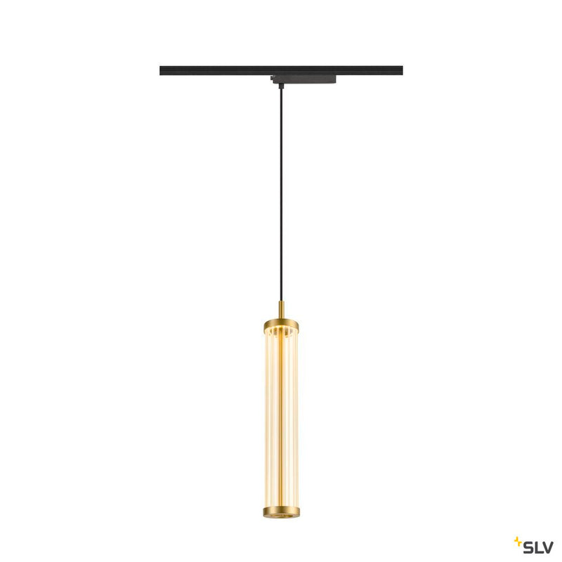 SLV 1008042 QUIMERA, 1~ pendant light, pendant length 150 cm, 2700 K, PHASE, brushed brass