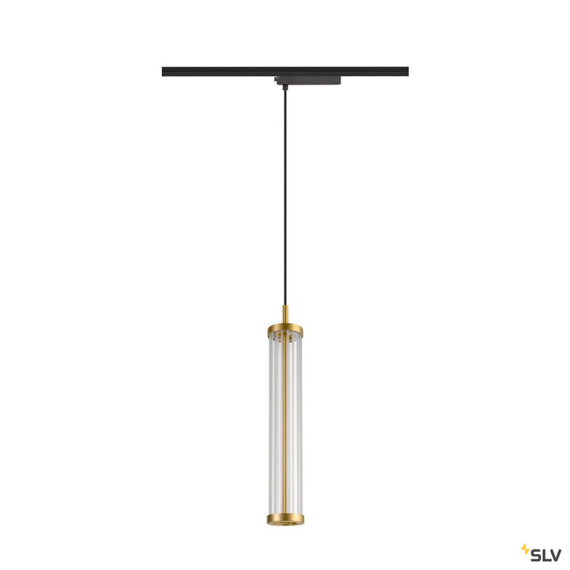 SLV 1008042 QUIMERA, 1~ pendant light, pendant length 150 cm, 2700 K, PHASE, brushed brass