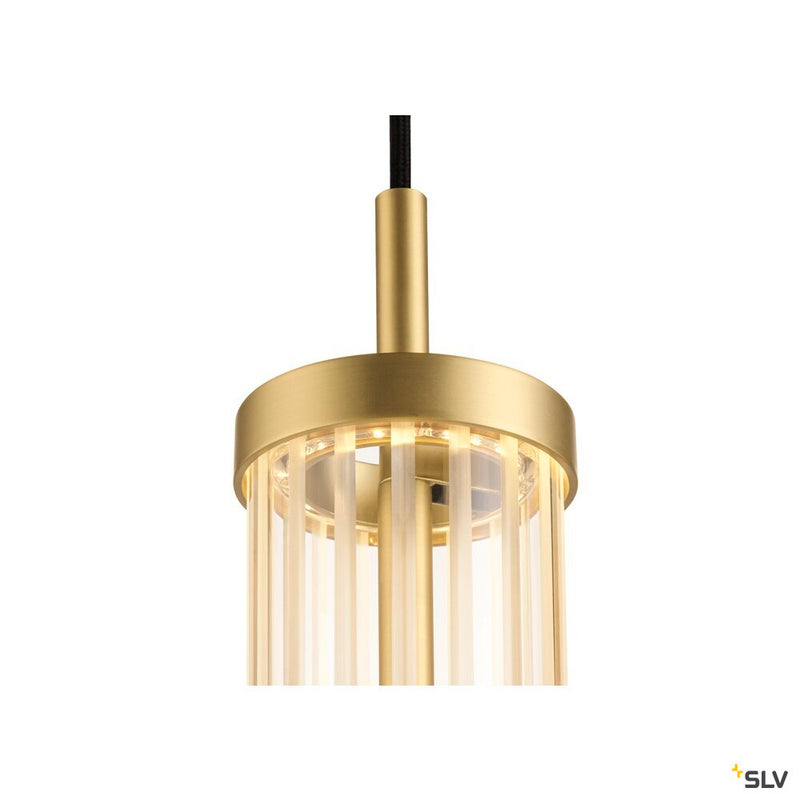 SLV 1008042 QUIMERA, 1~ pendant light, pendant length 150 cm, 2700 K, PHASE, brushed brass