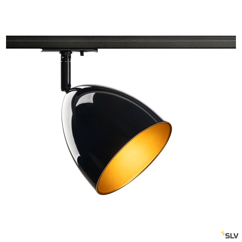 SLV 1008052 PARA CONE 14, 1 phase system light, GU10, black/gold