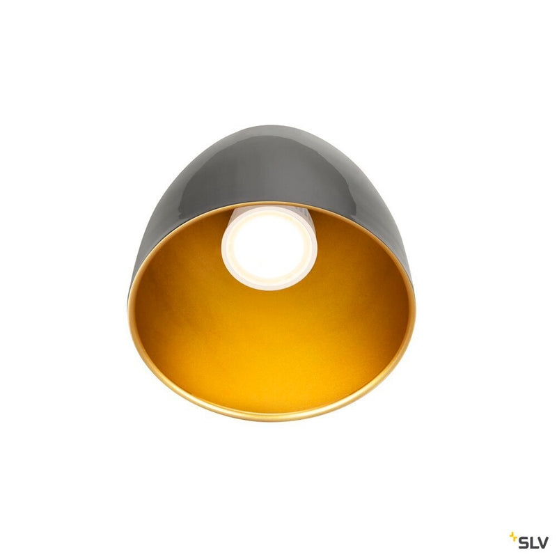 SLV 1008058 PARA CONE 14, pendant light for 1-phase system, GU10, black/gold