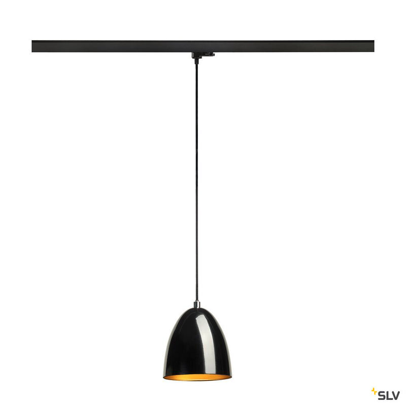 SLV 1008061 PARA CONE 14, pendant light for 3-phase system, GU10, black/gold
