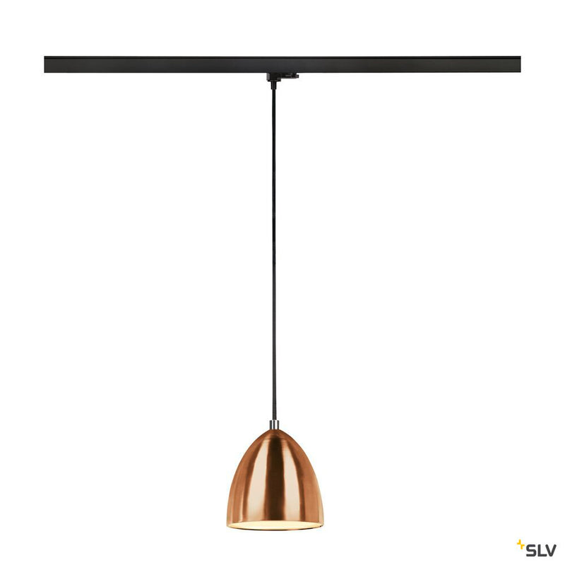 SLV 1008063 PARA CONE 14, pendant light for 3-phase system, GU10, copper