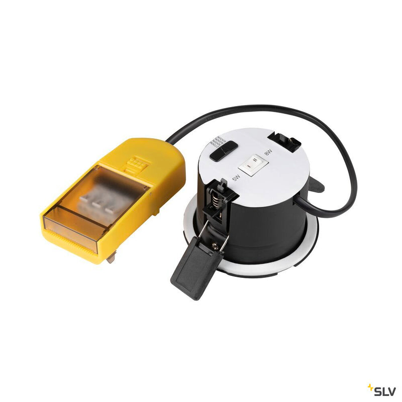 SLV 1008066 Set consisting of 12 x UNIVERSAL DOWNLIGHT PHASE IP20 38°, fixed/pivoting, without cover