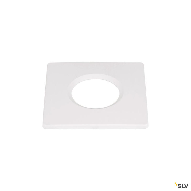 SLV 1008095 UNIVERSAL DOWNLIGHT cover, for downlight, IP65, square, white