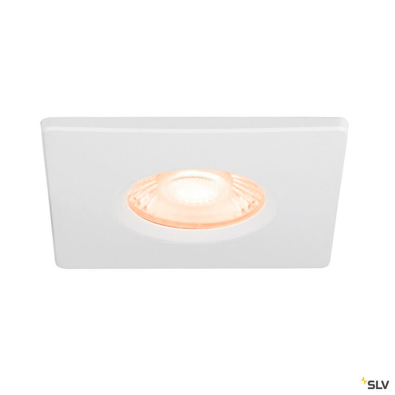 SLV 1008095 UNIVERSAL DOWNLIGHT cover, for downlight, IP65, square, white