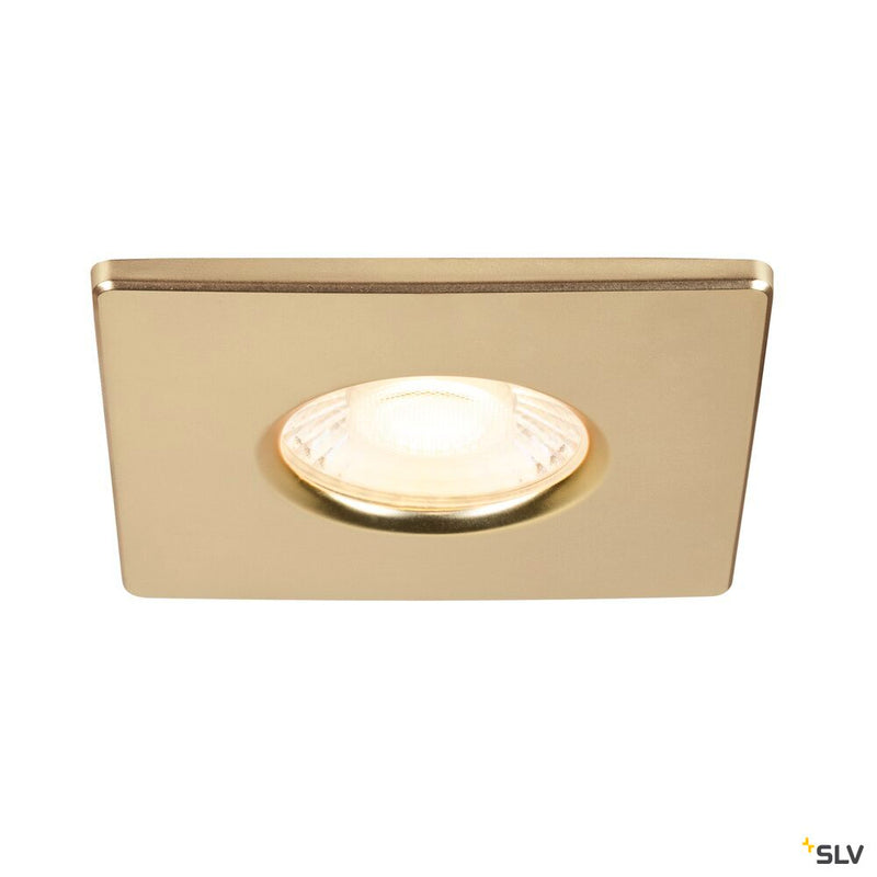 SLV 1008098 UNIVERSAL DOWNLIGHT cover, for downlight, IP65, square, gold matt