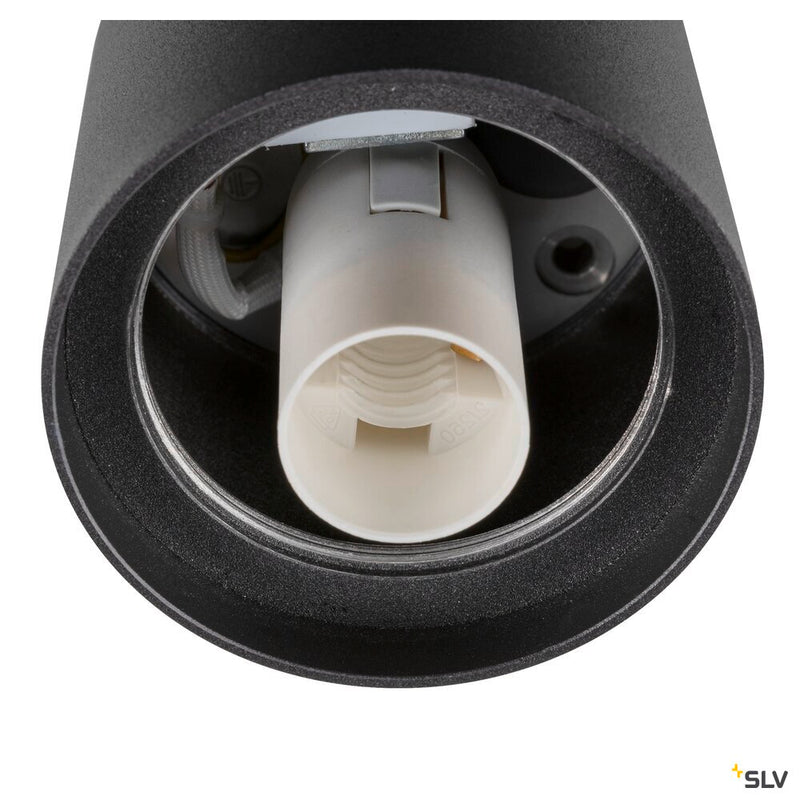 SLV 1008099 VARYT, ceiling-mounted light, round, 1x max. 6 W, E14, black